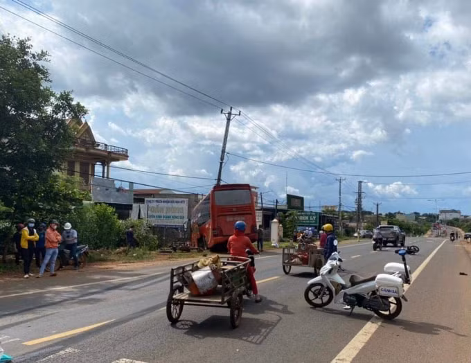 Hiện trường vụ việc.