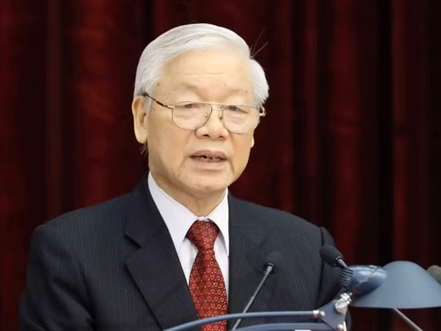 Tổng Bí thư Nguyễn Phú Trọng - Trưởng Ban Chỉ đạo Trung ương về phòng, chống tham nhũng, tiêu cực.