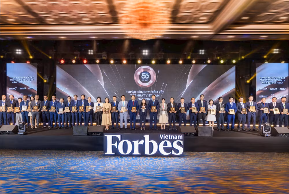 Top 50 DN niêm yết năm 2025
