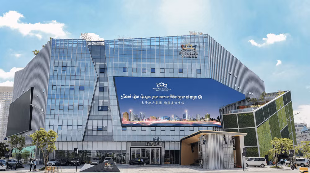 Trụ sở chính của Tập đoàn Prince tại Thủ đô Phnom Penh, Campuchia. Ảnh: princeholdinggroup.