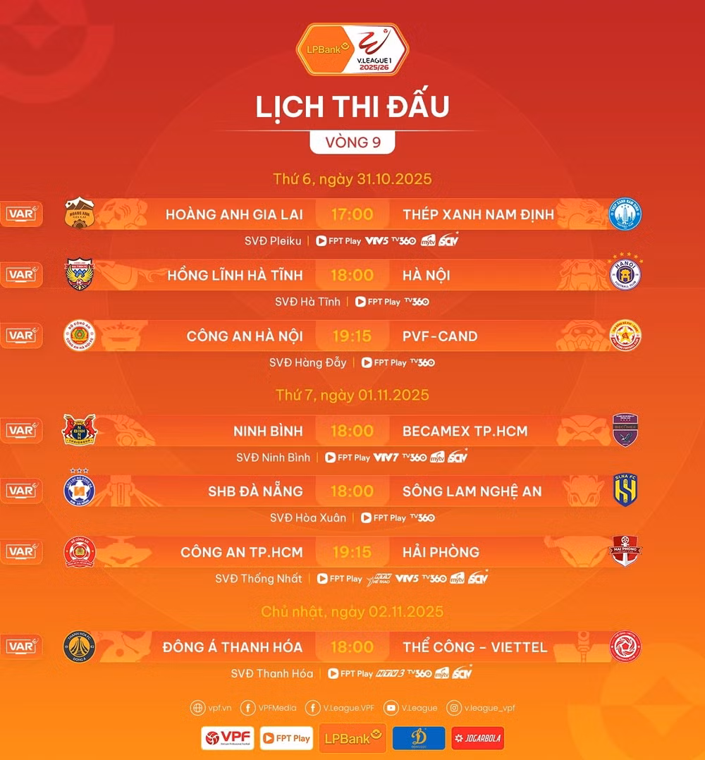 Vong 9 VLeague