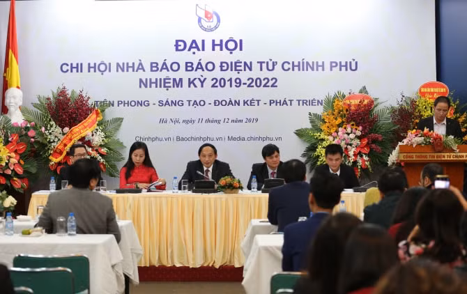 Đại hội Chi hội Nhà báo Báo Điện tử Chính phủ nhiệm kỳ 2019-2022