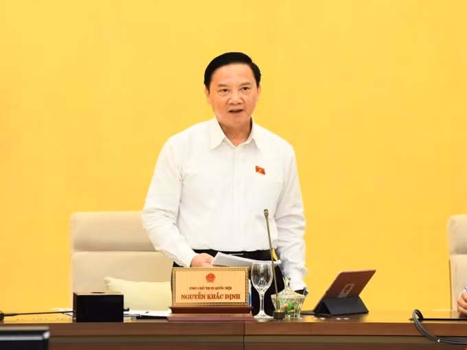 Phó Chủ tịch Quốc hội Nguyễn Khắc Định.
