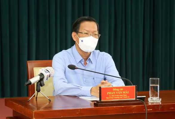 Phó Bí thư Thường trực Thành uỷ TP. HCM - ông Phan Văn Mãi.