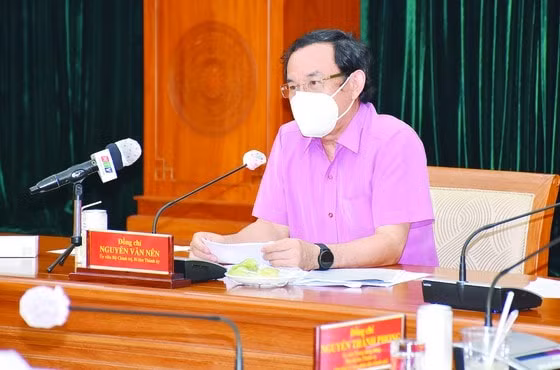 Bí thư Thành uỷ TP. HCM Nguyễn Văn Nên.