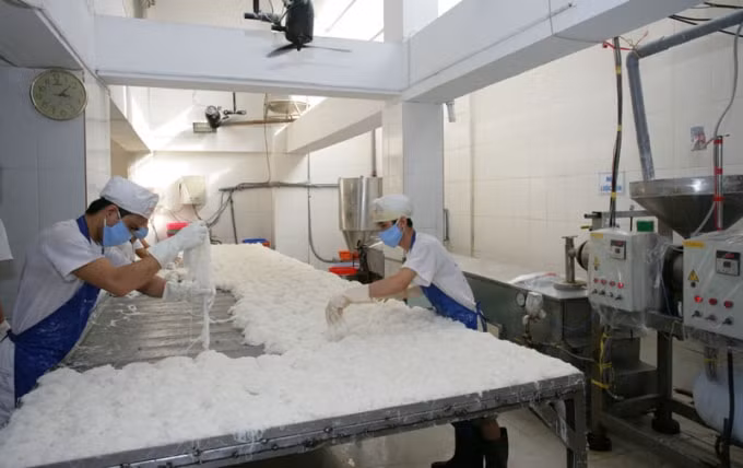 Sản xuẩt bún được phép hoạt động trong thời gian giãn cách.