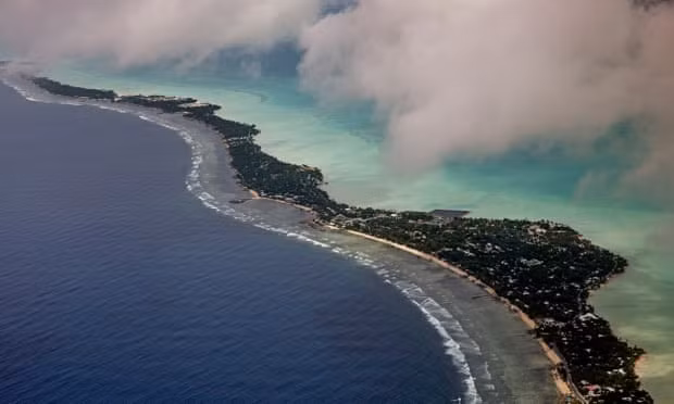 Kiribati nhìn từ trên cao. Ảnh: GI