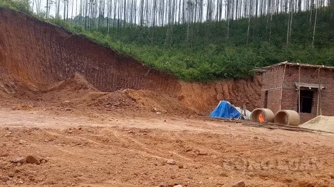 Hai căn nhà xây kiên cố trái phép trên đất lâm nghiệp tại xã An Sinh, Đông Triều, Quảng Ninh