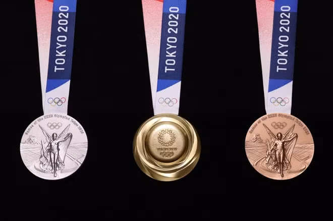 Chủ nhà Nhật Bản công bố thiết kế bộ huy chương Olympic 2020 sẽ được làm từ rác thải. Ảnh: TL