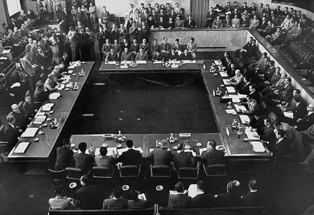 Hội nghị Geneva năm 1954 bàn về lập lại hòa bình ở Đông Dương. Ảnh: T.L