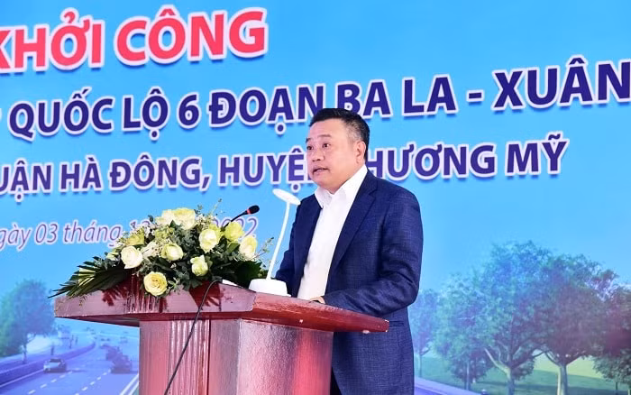 khoi cong du an cai tao nang cap quoc lo 6 doan ba la xuan mai hon 8100 ty dong hinh 2