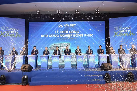Hòa Phát khởi công dự án Khu công nghiệp Đồng Phúc quy mô gần 355 ha tại Bắc Ninh