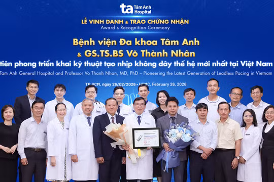 Bệnh viện Tâm Anh triển khai kỹ thuật tạo nhịp không dây thế hệ mới đầu tiên tại Việt Nam