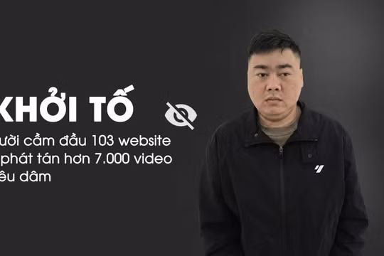 Bắt tạm giam Lê Minh Hiến, kẻ cầm đầu 103 website phát tán hơn 7.000 video khiêu dâm