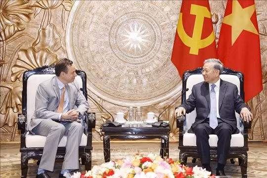 Tổng Bí thư Tô Lâm tiếp Chủ tịch kiêm Tổng Giám đốc điều hành Tập đoàn GE Vernova