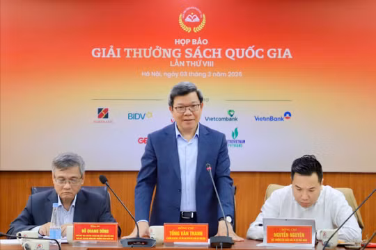 Lễ trao Giải thưởng Sách Quốc gia lần thứ VIII sẽ diễn ra vào 20h ngày 8/3/2026