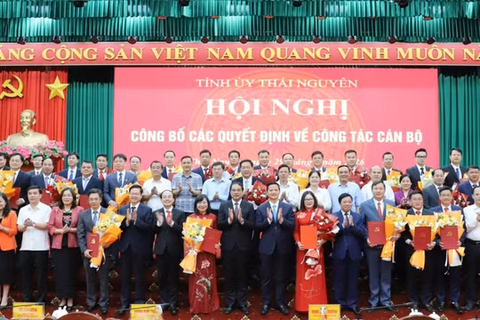 Thái Nguyên điều động, luân chuyển, chỉ định, bổ nhiệm 39 cán bộ
