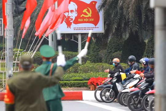 An ninh, trật tự, giao thông được bảo đảm tuyệt đối trong ngày đầu Đại hội lần thứ XIV của Đảng