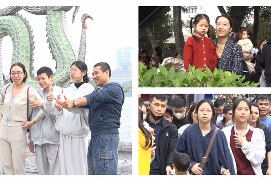 Người dân Thủ đô rộn ràng đi chơi Tết Dương lịch