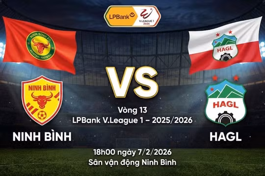 Link xem trực tiếp Ninh Bình vs HAGL (18h, 7/2): Đội hình xuất phát