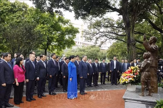 Tổng Bí thư, Chủ tịch nước Tô Lâm thăm di tích Khu học xá Trung ương