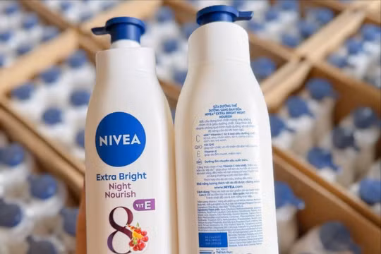 Sai thành phần so với công bố, sản phẩm Nivea bị đình chỉ lưu hành toàn quốc