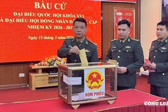 Những lá phiếu sớm nơi tuyến đầu biên giới Lào Cai