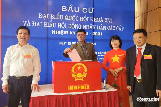 Đến 16 giờ ngày 15/3, cả nước có trên 72 triệu cử tri đi bỏ phiếu