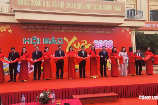 Gần 500 ấn phẩm báo chí hội tụ tại Hội Báo Xuân Ninh Bình năm 2026
