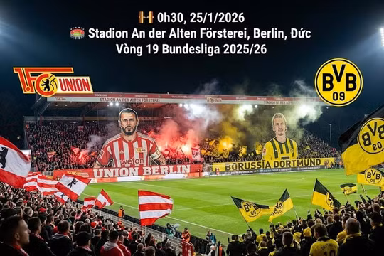 Nhận định dự đoán Union Berlin vs Dortmund (0h30, 25/1)