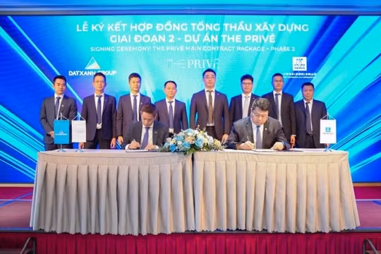 Đất Xanh bắt tay nhà thầu hàng đầu thế giới, áp dụng chuẩn xây dựng toàn cầu vào The Privé