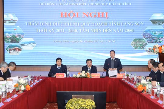 Lạng Sơn: Thẩm định điều chỉnh Quy hoạch tỉnh giai đoạn 2021 - 2030, tầm nhìn đến 2050