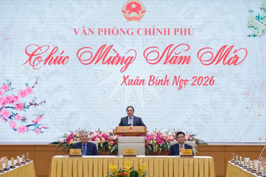 Thủ tướng Phạm Minh Chính yêu cầu Văn phòng Chính phủ triển khai công việc ngay từ ngày đầu tiên sau Tết