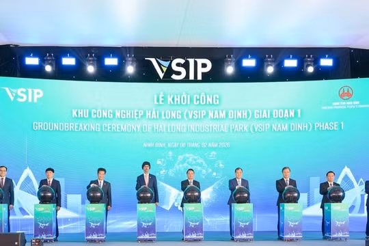 Khởi công dự án Khu công nghiệp Hải Long (VSIP Nam Định) giai đoạn 1