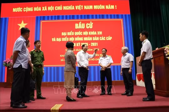 4.500 cử tri tại Thành phố Hồ Chí Minh đi bầu cử sớm