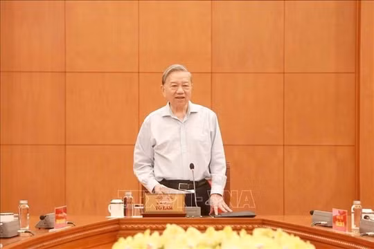 Tổng Bí thư Tô Lâm làm việc với Văn phòng Trung ương Đảng
