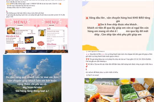 Xăng dầu tăng mạnh, người bán online đồng loạt điều chỉnh giá và phí giao hàng