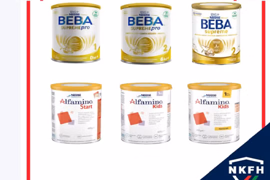 Nestlé có đợt thu hồi sữa công thức lớn nhất trên toàn cầu