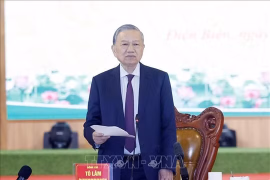 Tổng Bí thư Tô Lâm: Tiếp tục đoàn kết, quyết tâm hành động, xây dựng Điện Biên phát triển nhanh, bền vững hơn