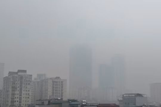 Chất lượng không khí Hà Nội ở mức xấu trong sáng 5/2
