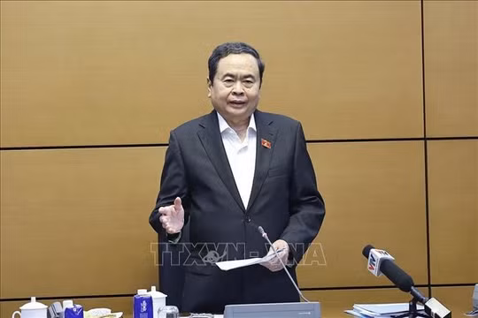 Lãnh đạo Quốc hội họp với các Tiểu ban giúp việc Hội đồng Bầu cử quốc gia