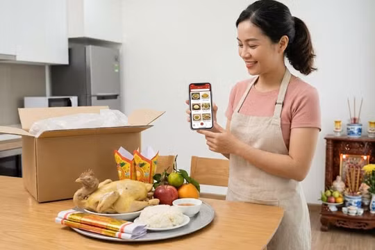 Đặt mâm cỗ cúng ông Công ông Táo qua app: Xu hướng Tết mới của gia đình hiện đại