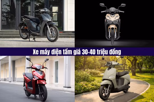 Những mẫu xe máy điện đáng mua trong tầm giá 30 - 40 triệu đồng