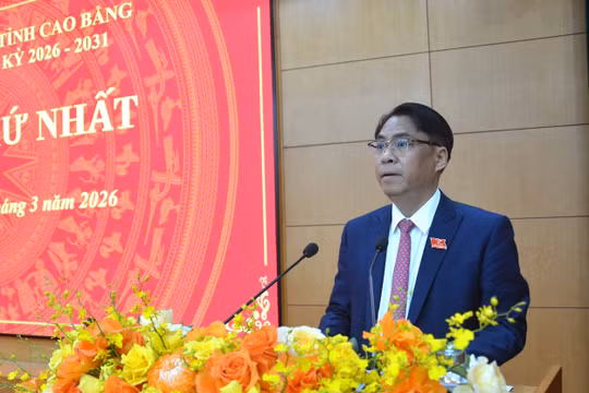 Ông Phan Thăng An được bầu giữ chức Chủ tịch HĐND tỉnh Cao Bằng khóa XVIII, nhiệm kỳ 2026 - 2031