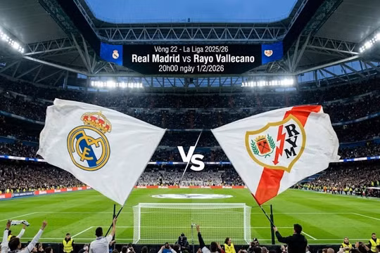 Link xem trực tiếp Real Madrid vs Rayo Vallecano (20h, 1/2): Nhận định dự đoán đội hình