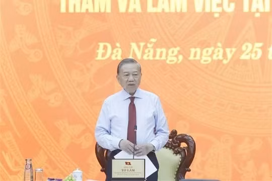 Tổng Bí thư, Chủ tịch nước Tô Lâm: Xây dựng Đà Nẵng trở thành một cực tăng trưởng lớn của cả nước