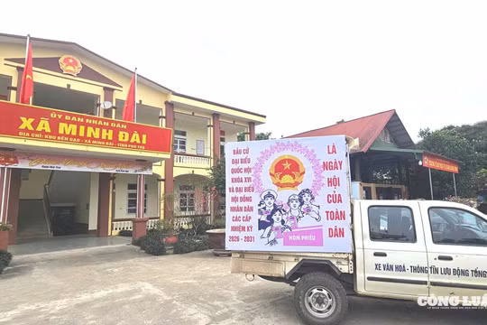 Phú Thọ: Tăng cường tuyên truyền lưu động, đưa thông tin bầu cử đến từng khu dân cư