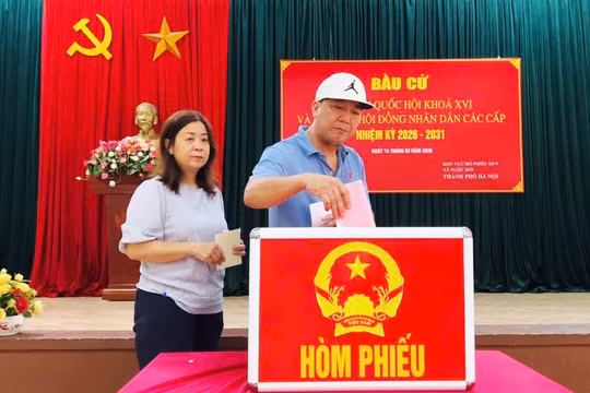 Hà Nội: Ngày hội bầu cử sôi nổi tại các xã Ngọc Hồi, Nam Phù và Đại Thanh