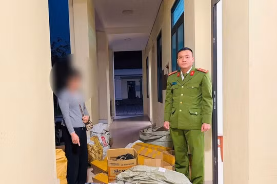 Bắc Ninh: Phát hiện người phụ nữ vận chuyển lượng lớn linh kiện vũ khí thô sơ