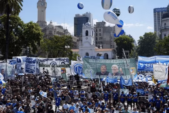 Argentina tê liệt vì tổng đình công kéo dài 24 giờ